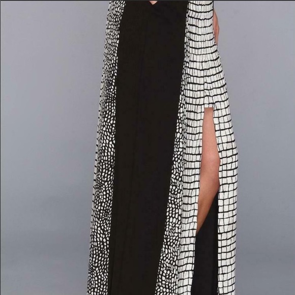 BCBG MAXAZRIA Croc Animal Print Slit Maxi Skirt - Picture 4 of 15